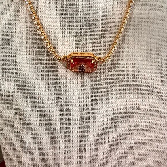 NWT Kurt Geiger Jeweled Tennis Necklace #KGNK - Picture 3 of 7